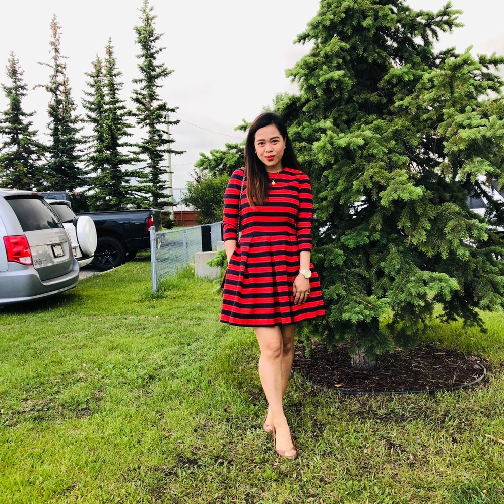 Gap red mini dress